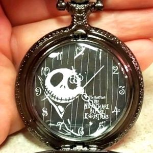 New nightmare before Christmas Jack Skellington pocket watch
